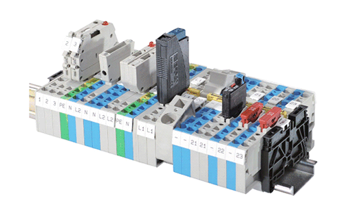 昱勤-產品一覽-DIN RAIL Terminal Blocks 歐規軌道式端子台